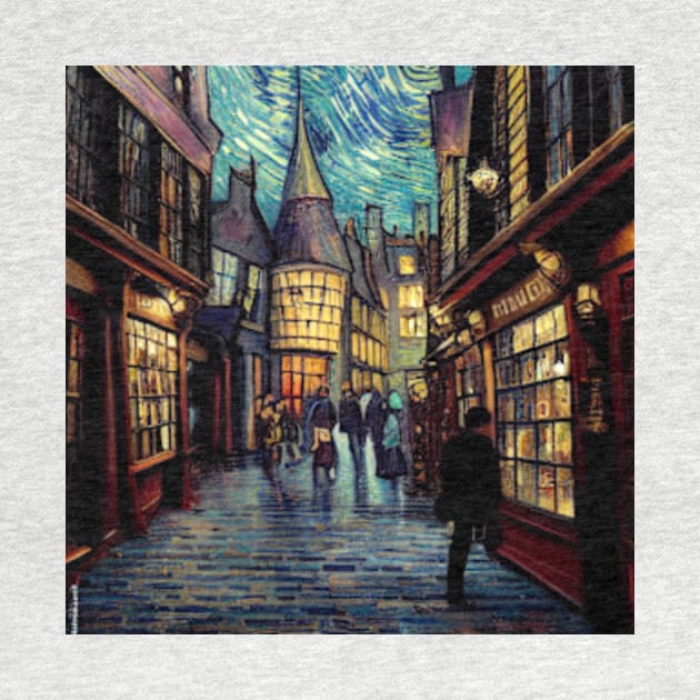 Starry Night in Diagon Alley by Grassroots Green